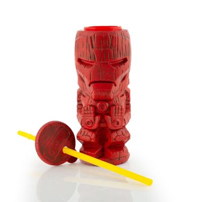 Geeki Tikis Marvel Iron Man Tumbler  Tiki Style Plastic Cup  Holds 22 Ounces Image 3