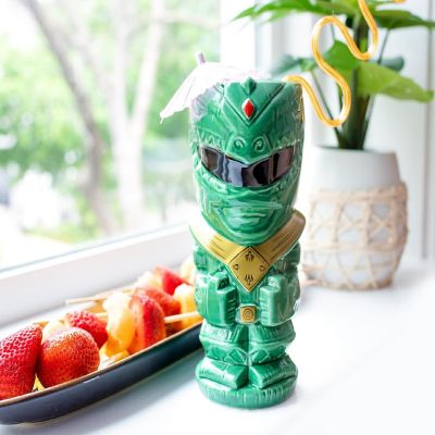 Geeki Tikis Power Rangers Green Ranger Ceramic Mug  Holds 16 Ounces Image 1