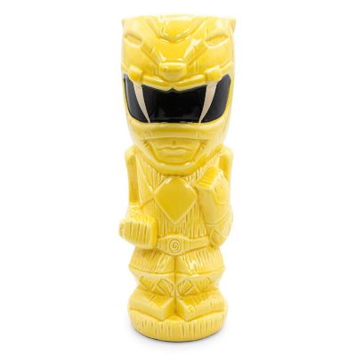 Geeki Tikis Power Rangers Yellow Ranger Ceramic Mug  Holds 15 Ounces Image 1