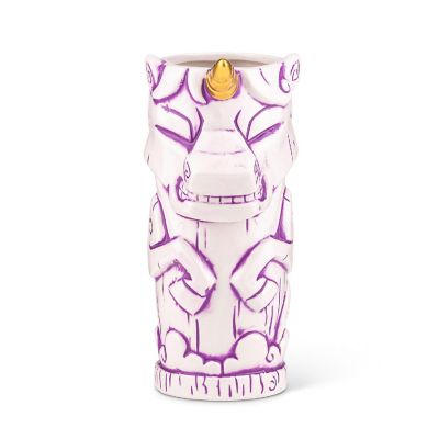 Geeki Tikis White Unicorn Fantasy Mug  Ceramic Tiki Style Cup  Holds 19 Ounces Image 1