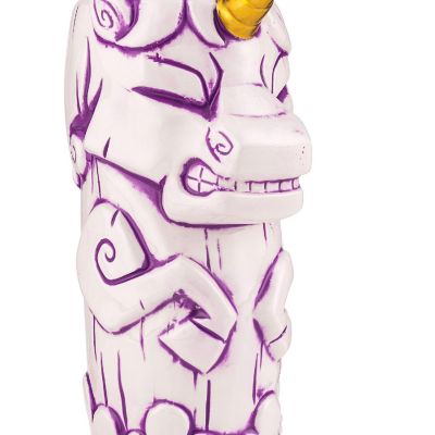 Geeki Tikis White Unicorn Fantasy Mug  Ceramic Tiki Style Cup  Holds 19 Ounces Image 2