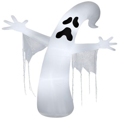 Gemmy Airblown Whimsey Ghost with Streamers Giant (C7 LED White)  12 ft Tall  white Image 1