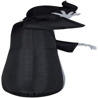 Gemmy Animated Airblown Inflatable Reaper  9.5 ft Tall  Black Image 2