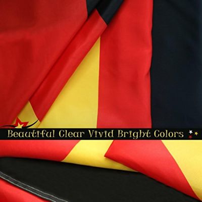 Germany German Flag 150D Printed Polyester 3x5 Ft Image 1