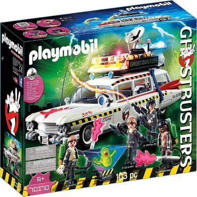 Ghostbusters Playmobil 70170 Ecto-1 103 Piece Building Set Image 1
