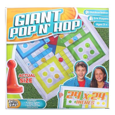 Giant Pop N Hop Indoor/Outdoor Game  24x24 Inch Mat Image 1