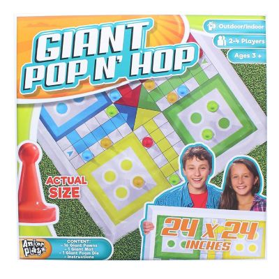 Giant Pop N Hop Indoor/Outdoor Game  24x24 Inch Mat Image 2