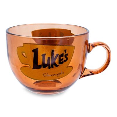 Gilmore Girls Luke's Diner Glass Mug  Holds 16 Ounces Image 1