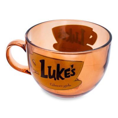 Gilmore Girls Luke's Diner Glass Mug  Holds 16 Ounces Image 1
