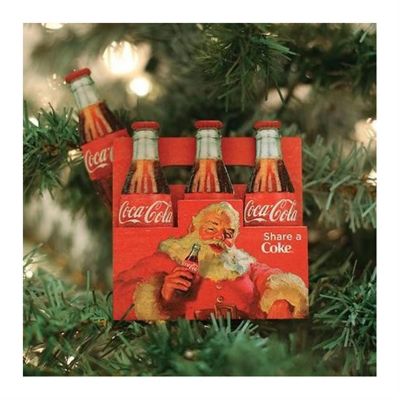 Ginger Cottages Coca-Cola Six Pack CCO102 Ornament, Multi #84201 Image 1