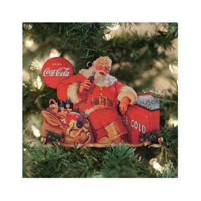 Ginger Cottages Thirsty Santa CCO111 Ornament, Multi #84210 Image 1