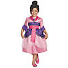 Girl's Sparkle Classic Mulan Costume - Small Image 1