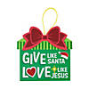 Give Like Santa Love Like Jesus Christmas Ornament Craft Kit - Makes 12 Image 1