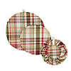 Give Thanks Plaid Woven Dish Cover (Set Of 3) Image 2