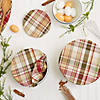 Give Thanks Plaid Woven Dish Cover (Set Of 3) Image 3