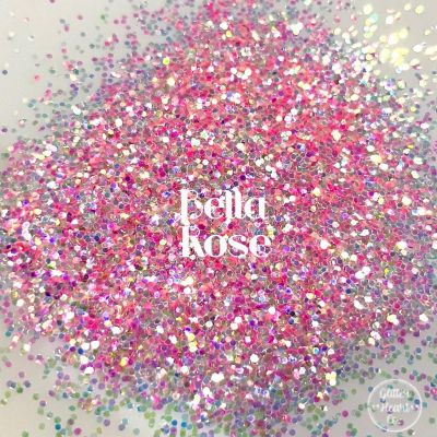 Glitter Heart Co. Glitter - Bella Rose - 2 oz Bottle Image 1