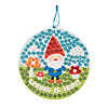 Glitter Mosaic Spring Gnome Sign Foam Craft Kit- Makes 12 Image 1