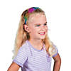 Glitter Rainbow Headbands - 6 Pc. Image 2