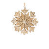 Glittered Pine Tree And Snowflake Ornament (Set Of 12) 3.25"H, 5"H Resin Image 2