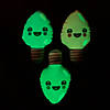 Glow-in-the-Dark Stuffed Christmas Light Toys - 6 Pc. Image 1