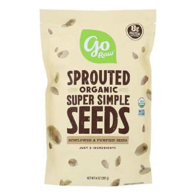 Go Raw Sprouted Seeds, Sprouted Super Simple  - Case of 6 - 14 OZ Image 1
