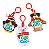 God is Cool Backpack Clip Keychains - 12 Pc. Image 1