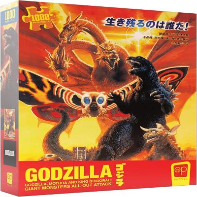 Godzilla Giant Monsters All-Out Attack 1000 Piece Jigsaw Puzzle Image 1