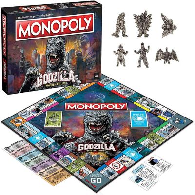 Godzilla Monopoly Board Game  For 2-6 Players Image 1
