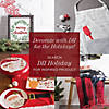 Gold Christmas Collage Tablecloth 60X84 Image 1