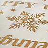 Gold Christmas Collage Tablecloth 60X84 Image 4