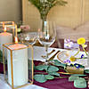 Gold Geometric Square Candle Holders - 3 Pc. Image 2