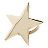 Gold Star Napkin Ring (Set Of 6) Image 3