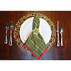 Gold Woven Paper Round Placemat (Set Of 6) Image 4