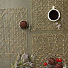 Gold Woven Paper Square Placemat (Set Of 6) Image 2