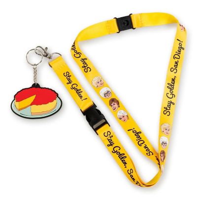 Golden Girls Special Edition "Stay Golden, San Diego!" Lanyard w/ Charm Image 3
