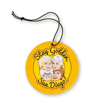 Golden Girls "Stay Golden, San Diego!" Car Air Freshener  Lavender Scented Image 2