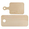 Good Wood By Leisure Arts Plaques Rectangle With Handle & Rectangle With Hole Board Set Image 1