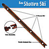 GoPong Rustic Wood Das Shotten Ski Shot Ski Image 3