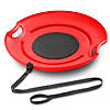 Gosports 29" heavy duty winter snow saucer with padded seat and tow strap - red Image 1