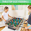 GoSports 32 Inch Tabletop Foosball Game Set - Mini Foosball Table - Oak Image 1