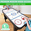 GoSports 48 Inch Air Hockey Arcade Table for Kids - Includes 2 Pushers, 3 Pucks, AC Motor, and LED Scoreboard Image 2