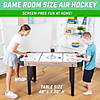 GoSports 48 Inch Air Hockey Arcade Table for Kids - Includes 2 Pushers, 3 Pucks, AC Motor, and LED Scoreboard Image 1