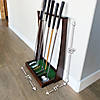 GoSports Premium Wooden Golf Putter Stand - Indoor Display Rack - Holds 6 Clubs Image 4