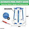 GoSports Splash Hoop 360 Floating Pool Basketball Game | Includes Hoop, 2 Balls and Pump Image 1