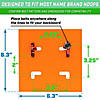 Gosports universal regulation 18" steel breakaway basketball rim - use for replacement or garage mount Image 2