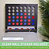 Gosports wall mounted giant 4 in a row - jumbo four in a row with coins - black Image 4