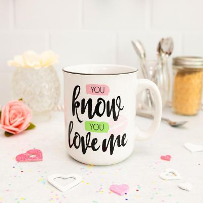 Gossip Girl "You Know You Love Me" Ceramic Camper Mug  Holds 20 Ounces Image 2