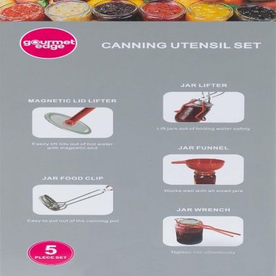 Gourmet Edge Home Kitchen Canning Assorted Tool Set 5 Piece Image 2