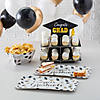 Graduation Congrats Grad Black & Gold Serveware Kit - 16 Pc. Image 1
