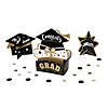 Graduation Party Black & Gold Congrats Grad Centerpiece Table Decorating Kit - 21 Pc. Image 1